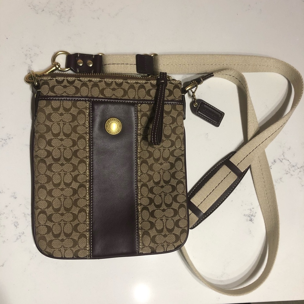 Authentic Coach crossbody purse